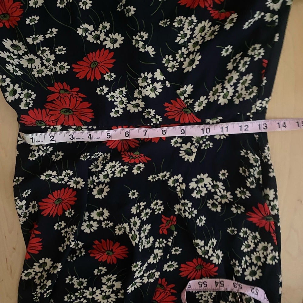 Navy Madewell midi dress | Size 00 - Picture 3 of 4